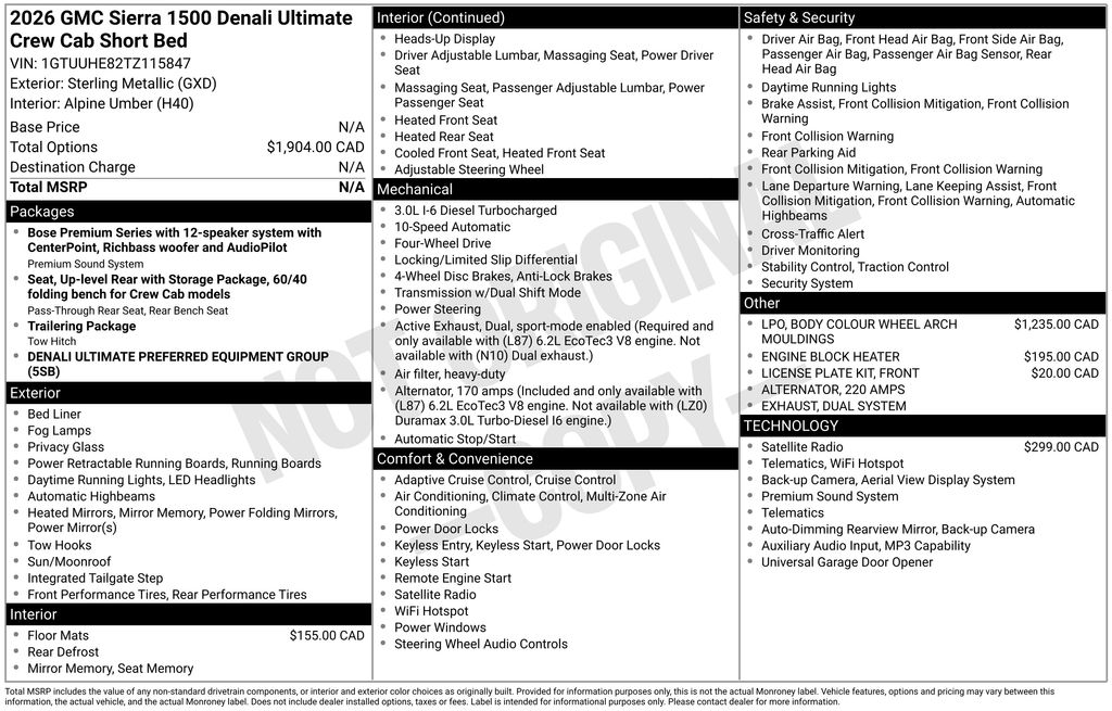 gmc sierra 1500 2026 1GTUUHE82TZ115847 image gmc sierra 1500 2026 1GTUUHE82TZ115847 image